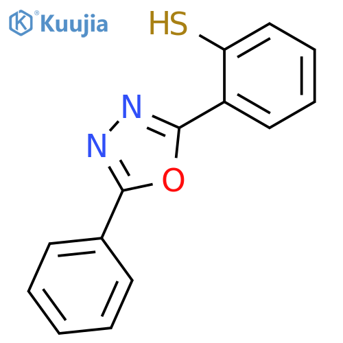 Benzenethiol, 2-(5-phenyl-1,3,4-oxadiazol-2-yl)- structure