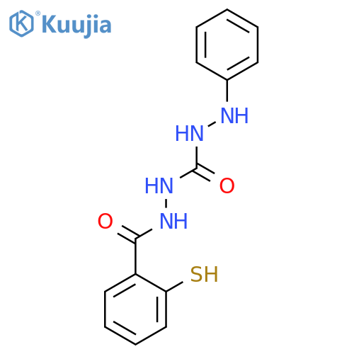 Benzoic acid, 2-mercapto-, 2-[(2-phenylhydrazino)carbonyl]hydrazide structure