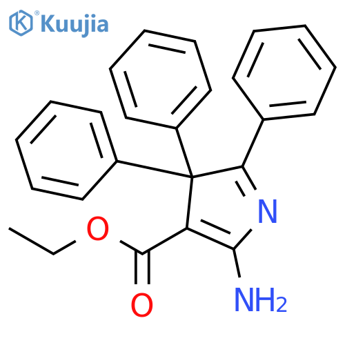 3H-PYRROLE-4-CARBOXYLIC ACID, 5-AMINO-2,3,3-TRIPHENYL-, ETHYL ESTER structure