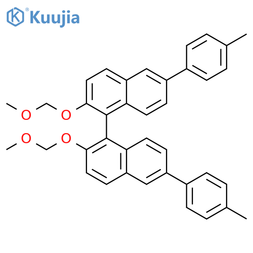 (S)-2,2-bis(methoxymethoxy)-6,6-dip-tolyl-1,1-binaphthyl structure