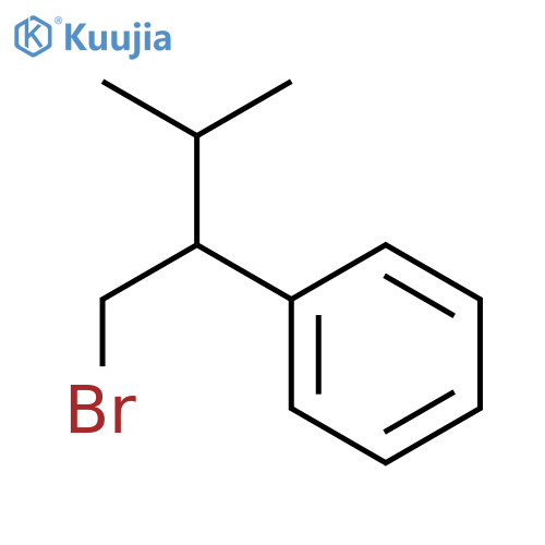 Benzene, [1-(bromomethyl)-2-methylpropyl]- structure