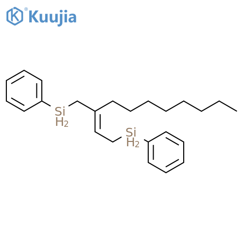 SILANE, PHENYL[(2E)-2-[2-(PHENYLSILYL)ETHYLIDENE]DECYL]- structure