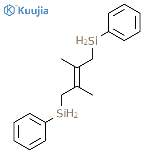 Silane, [(2E)-2,3-dimethyl-2-butene-1,4-diyl]bis[phenyl- structure