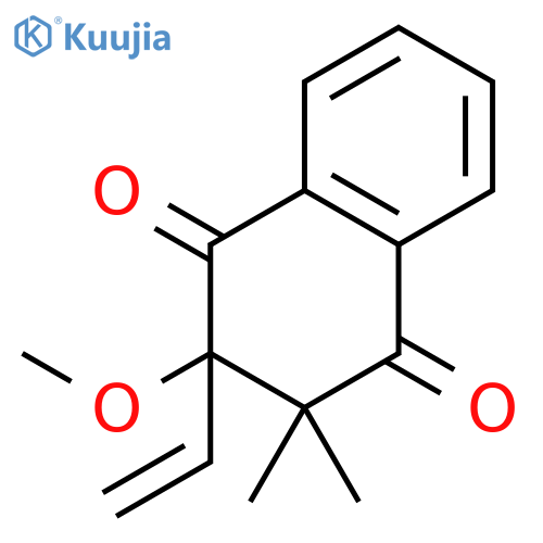 1,4-NAPHTHALENEDIONE, 2-ETHENYL-2,3-DIHYDRO-2-METHOXY-3,3-DIMETHYL- structure