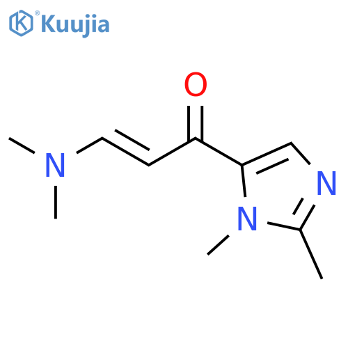 2-PROPEN-1-ONE, 3-(DIMETHYLAMINO)-1-(1,2-DIMETHYL-1H-IMIDAZOL-5-YL)- structure