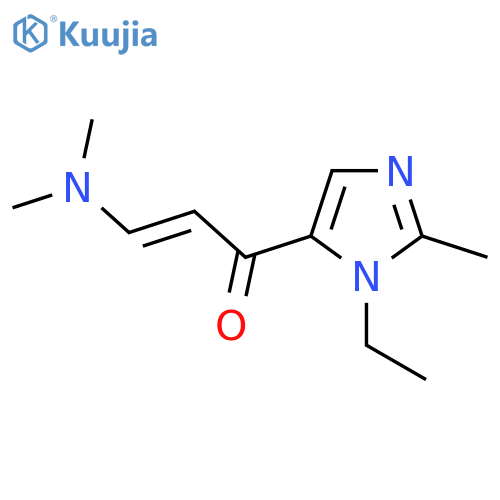 5-(3-Dimethylaminoprop-2-en-1-oyl)-1-ethyl-2-methylimidazole structure