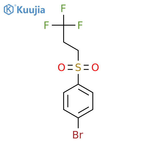 BENZENE, 1-BROMO-4-[(3,3,3-TRIFLUOROPROPYL)SULFONYL]- structure