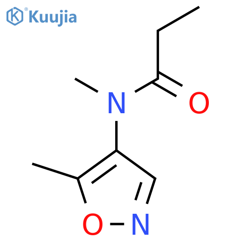Propanamide, N-methyl-N-(5-methyl-4-isoxazolyl)- (9CI) structure