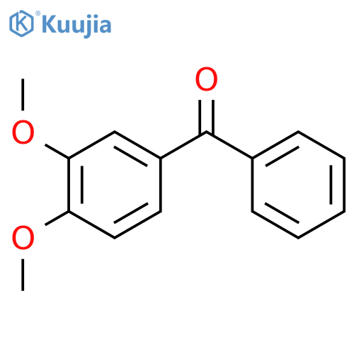 3,4-Dimethoxybenzophenone structure