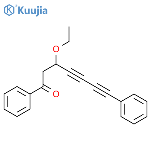 4,6-HEPTADIYN-1-ONE, 3-ETHOXY-1,7-DIPHENYL- structure