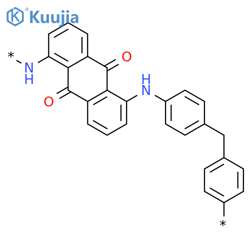 POLY[IMINO(9,10-DIHYDRO-9,10-DIOXO-1,5-ANTHRACENEDIYL)IMINO-1,4-PHENYLENEMETHYLENE-1,4-PHENYLENE] structure