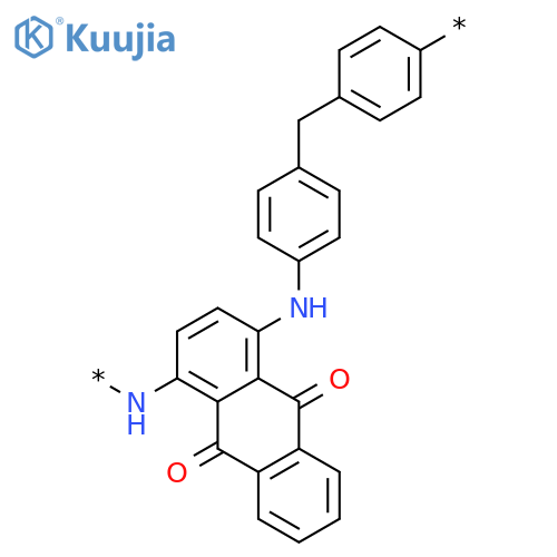 POLY[IMINO(9,10-DIHYDRO-9,10-DIOXO-1,4-ANTHRACENEDIYL)IMINO-1,4-PHENYLENEMETHYLENE-1,4-PHENYLENE] structure