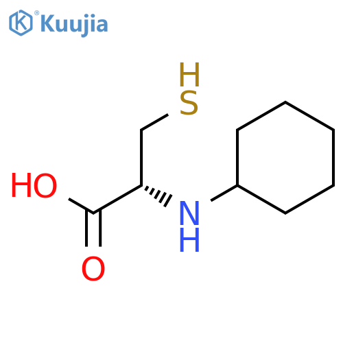 Cysteine, N-cyclohexyl- structure