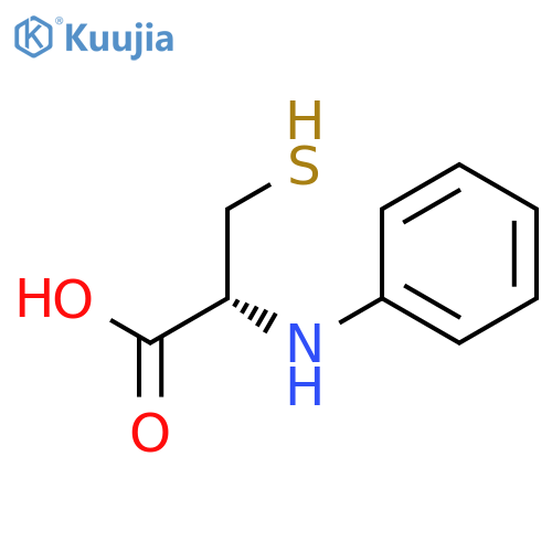 Cysteine, N-phenyl- structure