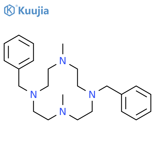 1,4,7,10-Tetraazacyclododecane, 1,7-dimethyl-4,10-bis(phenylmethyl)- structure