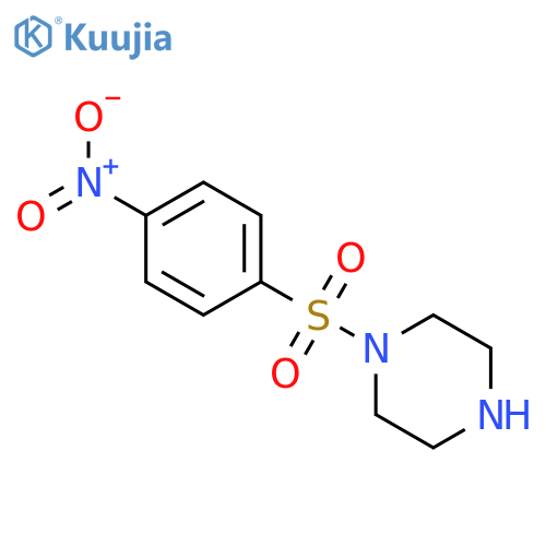 1-(4-Nitrophenyl)sulfonylpiperazine structure