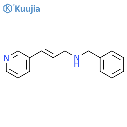 BENZENEMETHANAMINE, N-[3-(3-PYRIDINYL)-2-PROPENYL]- structure