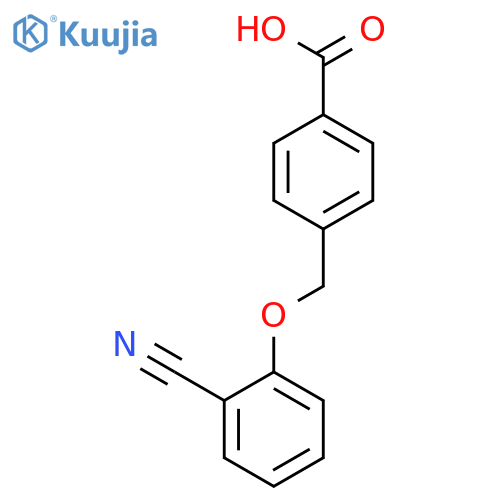 4-((2-cyanophenoxy)methyl)benzoic acid structure