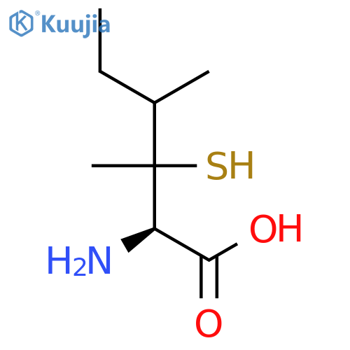 NORLEUCINE, 3-MERCAPTO-3,4-DIMETHYL- structure