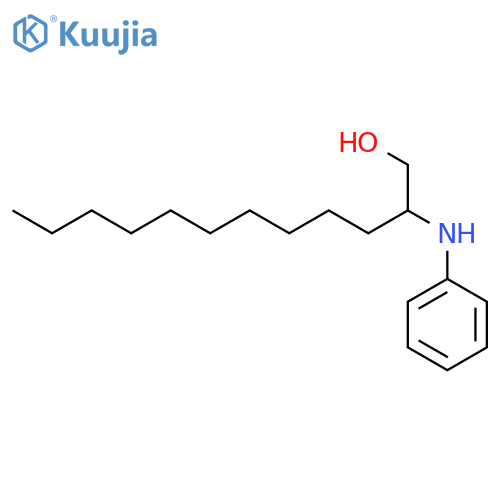 1-Dodecanol, 2-(phenylamino)- structure