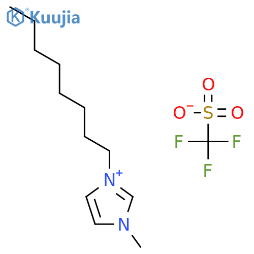 1-Methyl-3-octylimidazol-1-ium Trifluoromethane Sulfonate structure