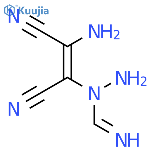METHANIMIDIC ACID, N-[(1Z)-2-AMINO-1,2-DICYANOETHENYL]-, HYDRAZIDE structure
