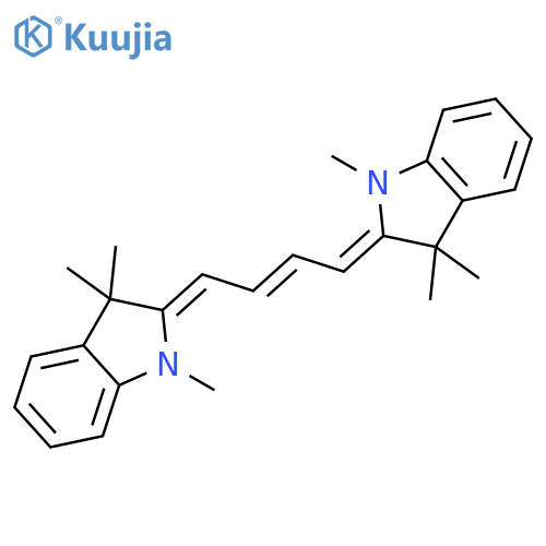 1H-INDOLE, 2,2'-(2-BUTENE-1,4-DIYLIDENE)BIS[2,3-DIHYDRO-1,3,3-TRIMETHYL- structure