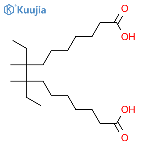 HEXADECANEDIOIC ACID, 8,9-DIETHYL-8,9-DIMETHYL- structure