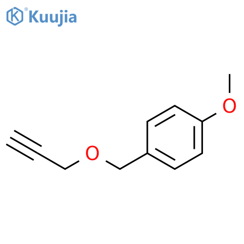 Benzene, 1-methoxy-4-[(2-propynyloxy)methyl]- structure