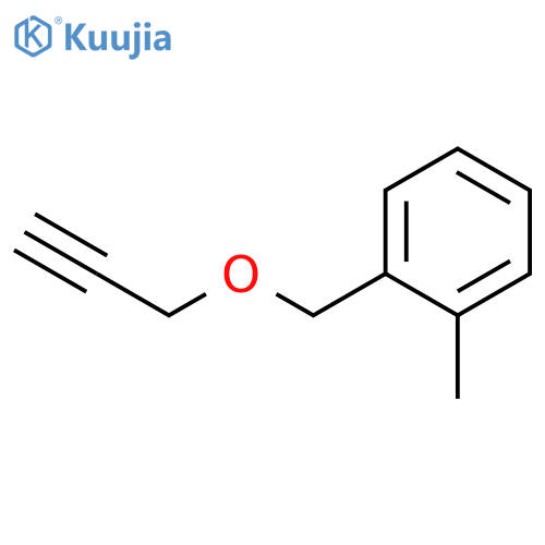 BENZENE, 1-METHYL-2-[(2-PROPYNYLOXY)METHYL]- structure