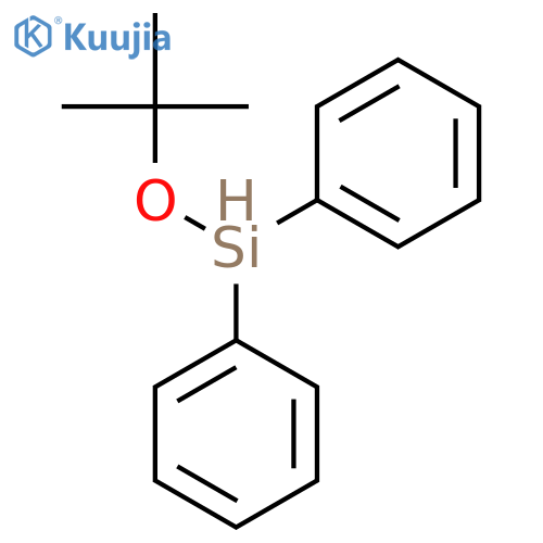 Silane, (1,1-dimethylethoxy)diphenyl- structure