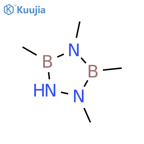 1,2,4,3,5-Triazadiborolidine, 1,3,4,5-tetramethyl- structure