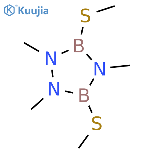 1,2,4,3,5-Triazadiborolidine, 1,2,4-trimethyl-3,5-bis(methylthio)- structure