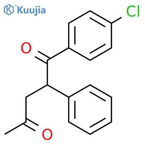 1-(4-Chlorophenyl)-2-phenylpentane-1,4-dione structure