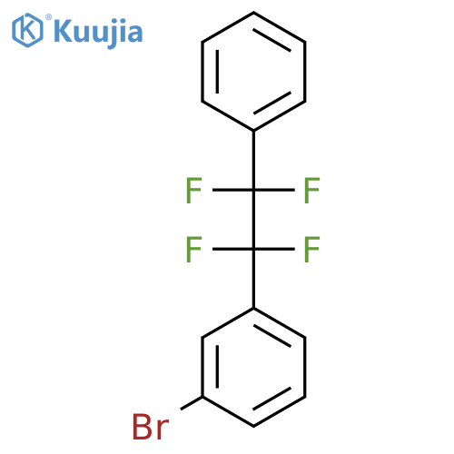 Benzene, 1-bromo-3-(1,1,2,2-tetrafluoro-2-phenylethyl)- structure