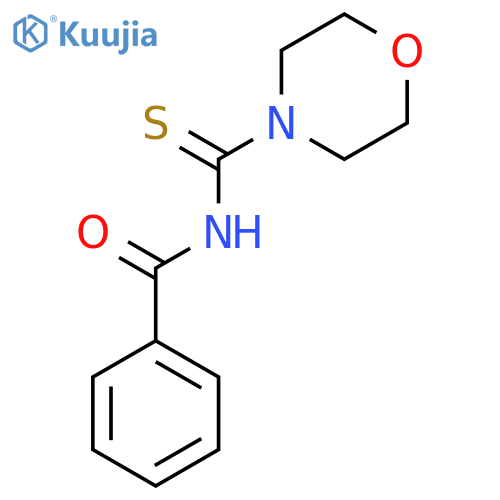 N-(morpholine-4-carbothioyl)benzamide structure