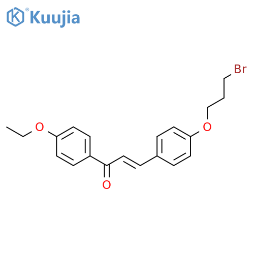 2-PROPEN-1-ONE, 3-[4-(3-BROMOPROPOXY)PHENYL]-1-(4-ETHOXYPHENYL)- structure