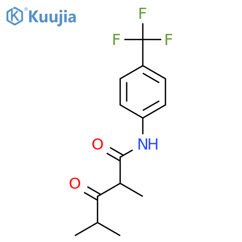 PENTANAMIDE, 2,4-DIMETHYL-3-OXO-N-[4-(TRIFLUOROMETHYL)PHENYL]- structure