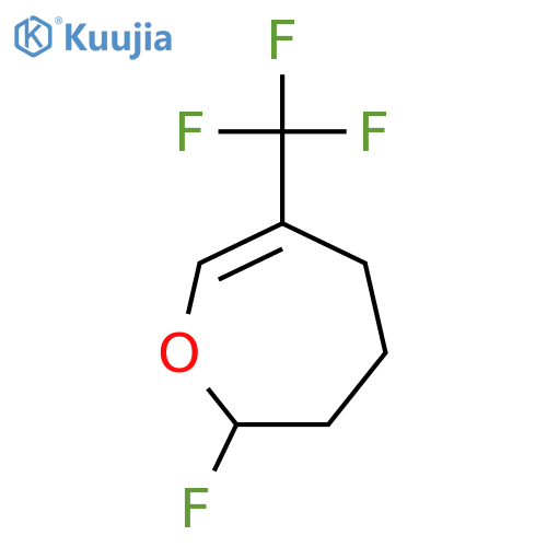 Oxepin, 2-fluoro-2,3,4,5-tetrahydro-6-(trifluoromethyl)- structure