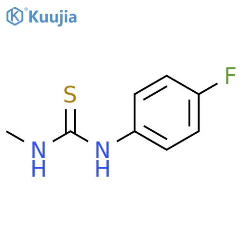 Thiourea, N-(4-fluorophenyl)-N'-methyl- structure