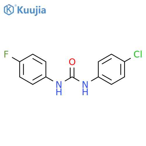 N-(4-Chlorophenyl)-N'-(4-fluorophenyl)urea structure