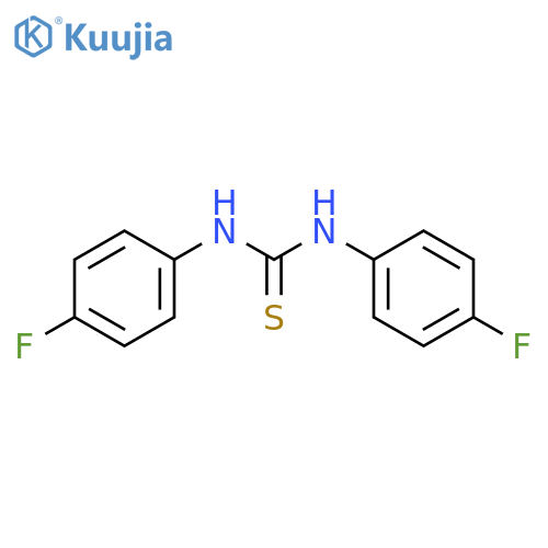 1,3-bis(4-fluorophenyl)thiourea structure