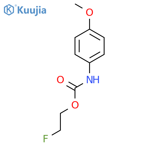 Carbamic acid, (4-methoxyphenyl)-, 2-fluoroethyl ester structure