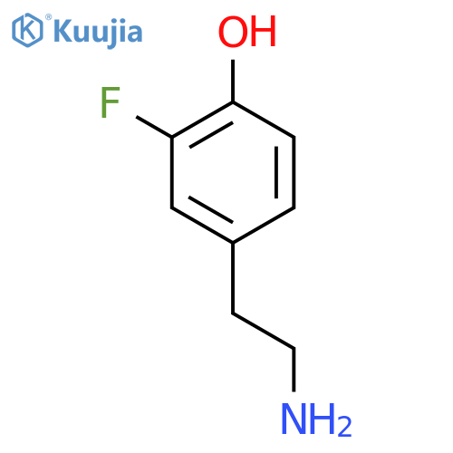 4-(2-Aminoethyl)-2-fluorophenol structure