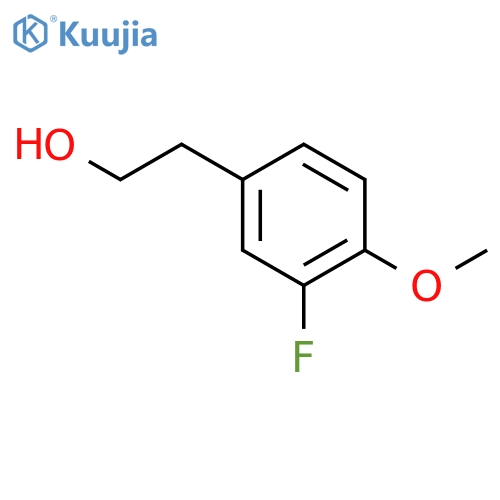 2-(3-fluoro-4-methoxyphenyl)ethanol structure