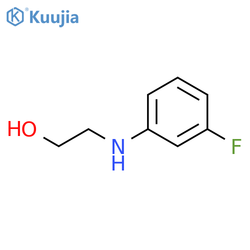 2-(3-fluorophenyl)aminoethan-1-ol structure