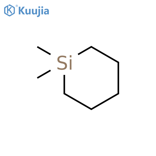 Silacyclohexane,1,1-dimethyl- structure