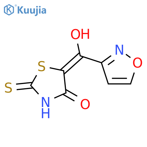 4-THIAZOLIDINONE, 5-(HYDROXY-3-ISOXAZOLYLMETHYLENE)-2-THIOXO- structure