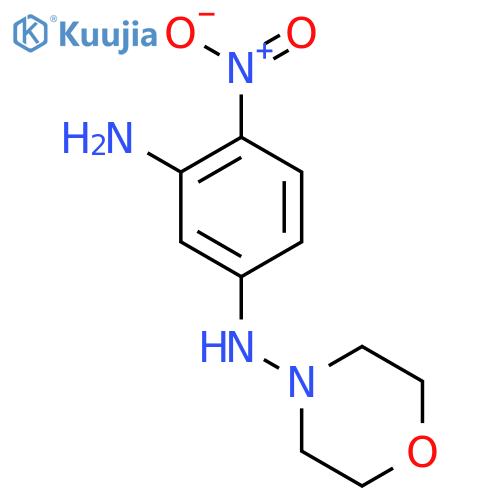 1,3-BENZENEDIAMINE, N1-4-MORPHOLINYL-4-NITRO- structure