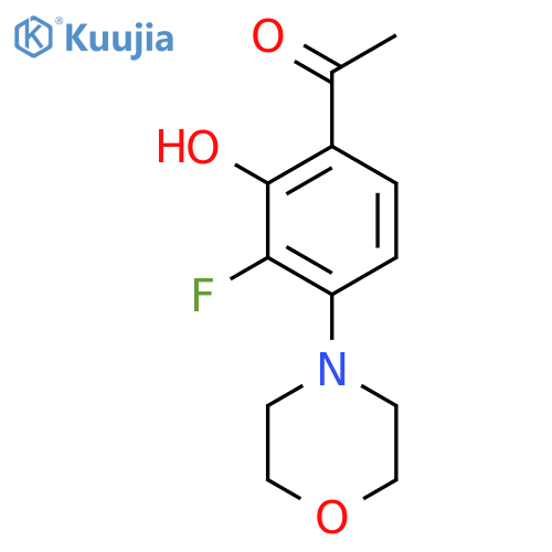 ETHANONE, 1-[3-FLUORO-2-HYDROXY-4-(4-MORPHOLINYL)PHENYL]- structure
